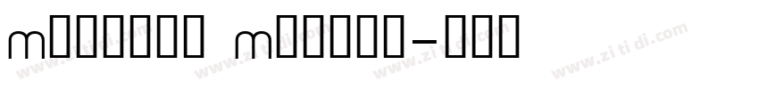 Moniker Medium字体转换